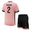 Officiële Voetbalshirt + Korte Broek Paris Saint-Germain Achraf Hakimi 2 Derde 2024-25 - Kids